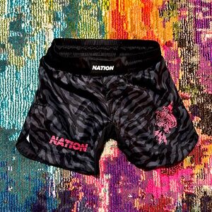 Nation Athletic "Tiger Roar" Shorts - Pink